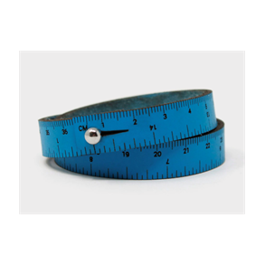 WRIST RULER - Armbnd/Mlbnd -  Blue - 17